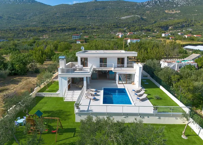 Villa Mood Private Pool Sauna Playground Near Split Trogir Villa Kaštela